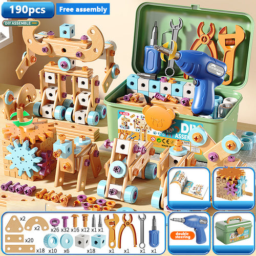 Ultimate STEM Play Magic Toolbox (190 pcs)